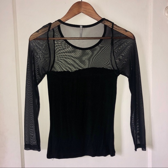 90s Style Sheer Top - Picture 2 of 3